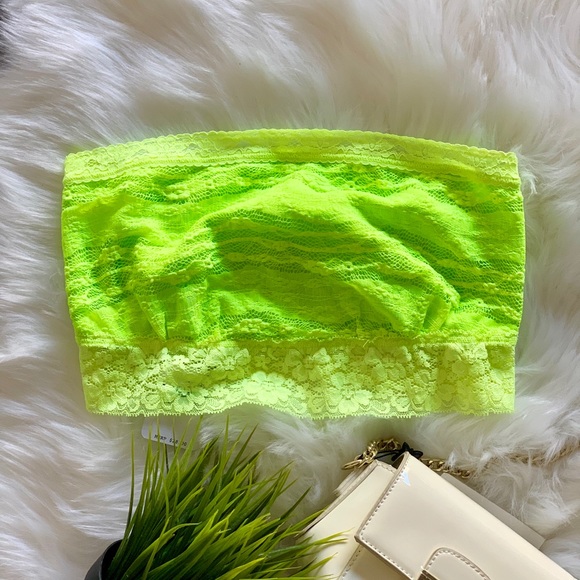 Yellow Lace Free People Bandeau Bralette - Picture 3 of 4